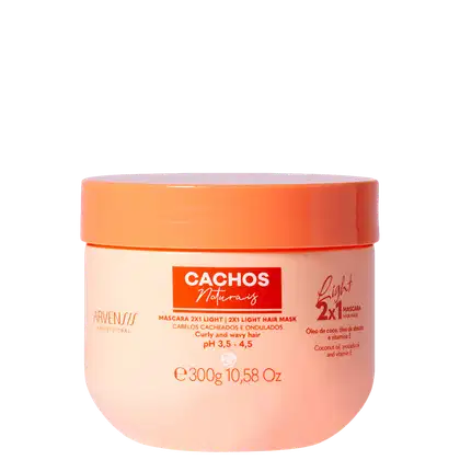 Imagem do produto Máscara Capilar Light 2x1 Arvensis Cachos Definidos - Tratamento e Finalização