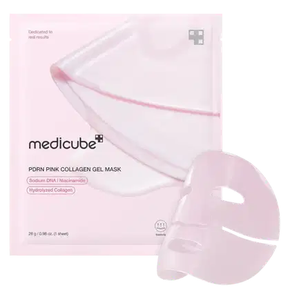 Imagem do produto Medicube PDRN Pink Collagen Gel Mask - Máscara Facial em Gel 28g