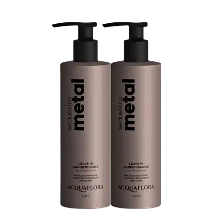 Imagem do produto Kit Acquaflora Sequestra Metal  - Leave-In Condicionante 240ml (2 unidades)