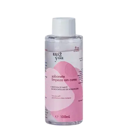 Sabonete líquido Limpeza em Cores da Up2You, 100ml.