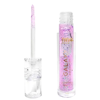 Lip Gloss Nina Makeup Galaxy na cor Marte