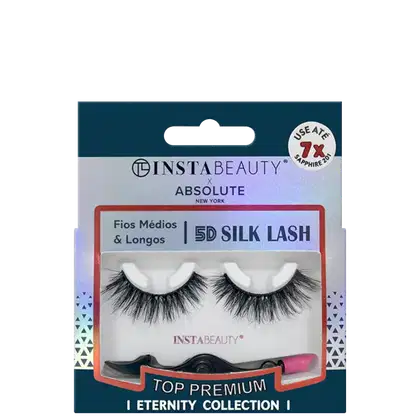 Imagem do produto Absolute New York Instabeauty 5D Silk Lash Sapphire 201 Preto - Cílios Postiços