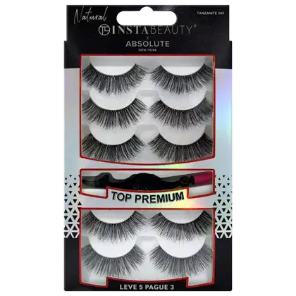 Imagem do produto Absolute New York Instabeauty Tanzanite 505 Preto - Cílios Postiços (5 Pares)