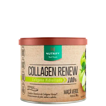 Imagem do produto Nutrify Collagen Renew Maçã Verde - Colágeno Hidrolisado 300g