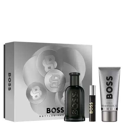 Imagem do produto Conjunto Bottled Boss Masculino - Perfume Parfum 100ml + Shower Gel 100ml + Travel Size 10ml