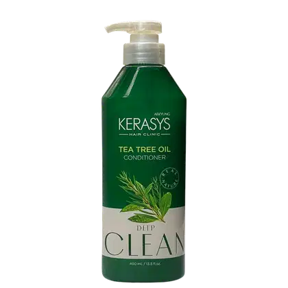 Condicionador Kerasys Deep Clean Tea Tree Oil, 400ml.