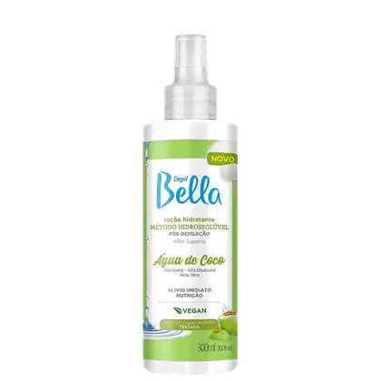 Imagem do produto Depil Bella Água de Coco - Loção Hidratante Pós-Depilação 300ml