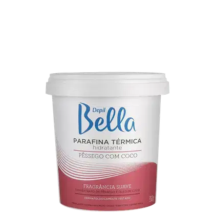 Imagem do produto Depil Bella Pêssego com Coco - Parafina Térmica Hidratante 350g 