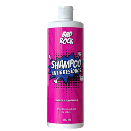 Imagem do produto Bad Rock Antirresíduos Limpeza Profunda - Shampoo 500ml