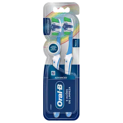 Imagem do produto Escova Dental Oral-B Complete 40 5X Ação De Limpeza Leve 2 Pague 1
