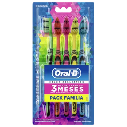 Imagem do produto Escova Dental Oral-B Color Collection Pack Familiar