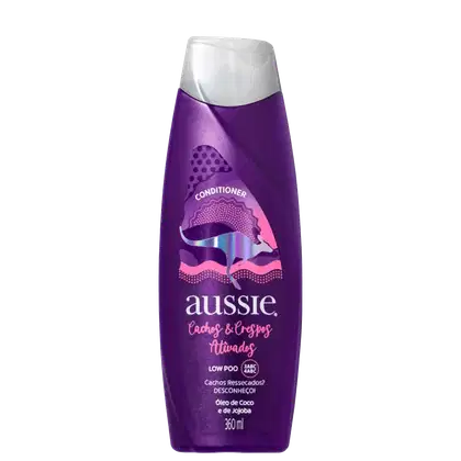 Imagem do produto Aussie Cachos & Crespos Ativados - Shampoo 360ml
