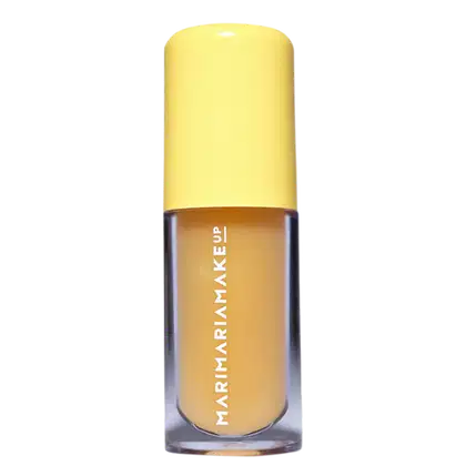 Lip Juice Mari Maria Makeup na cor Banana, tom amarelo claro