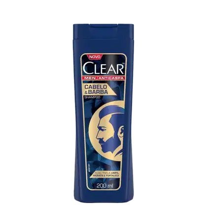 Imagem do produto Clear Men Cabelo & Barba - Shampoo Anticaspa 200ml