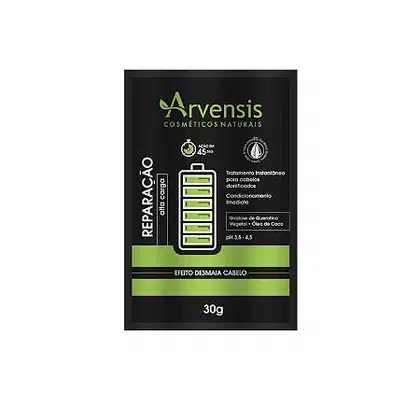 Imagem do produto Arvensis Cosméticos Naturais Unidose Alta Carga Reparação - Máscara de Tratamento 30g