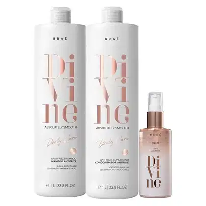Imagem do produto Kit Braé Divine Salon + Plume Sensation Trio (3 Produtos)