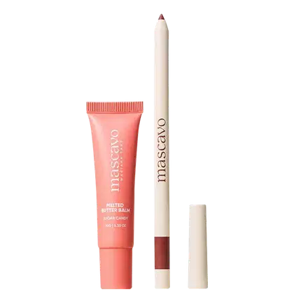 Imagem do produto Kit Mascavo Lip Balm Sugar Candy 10G + Lapiseira Labial Dusty Rose 0,3G