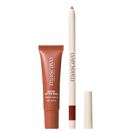 Imagem do produto Kit Mascavo Lip Balm French Vanilla 10G + Lapiseira Labial Rosewood 0,3G