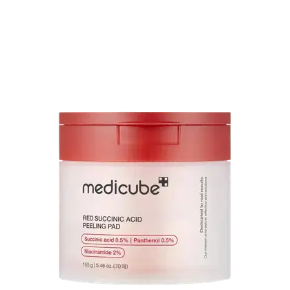 Imagem do produto Medicube Red Succinic Acid Peeling Pad  -   Tonico Facial (70 Unidades) 155g