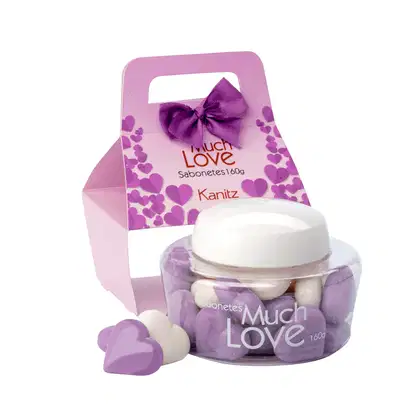 Imagem do produto Kanitz Much Love Mini Coração Lilac - Sabonetes 160g