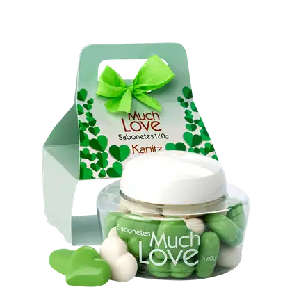 Imagem do produto Kanitz Much Love Mini Coração Green - Sabonetes 160g