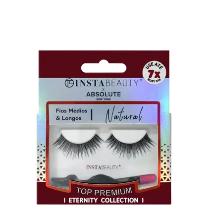 Imagem do produto Absolute New York Instabeauty Natural Ruby 016 Preto - Cílios Postiços