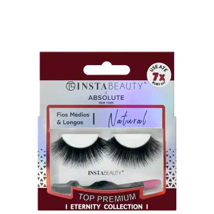 Imagem do produto Absolute New York Instabeauty Natural Ruby 017 Preto - Cílios Postiços