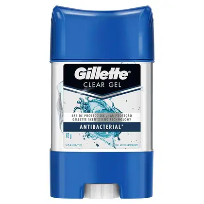 Imagem do produto Gillette Clear Gel Antibacterial - Desodorante Antitranspirante 82g