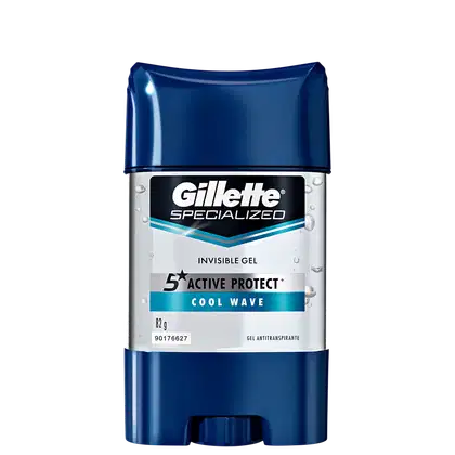 Imagem do produto Gillette Specialized Invisible Gel Cool Wave - Desodorante Antitranspirante 82g