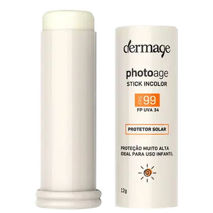 Imagem do produto Dermage Photoage Stick Incolor FPS 99 - Protetor Solar 12g