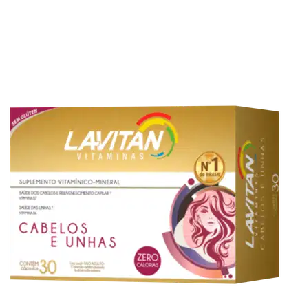 Imagem do produto Cimed Lavitan Cabelos e Unhas - Suplemento Vitamínico (30 Cápsulas)