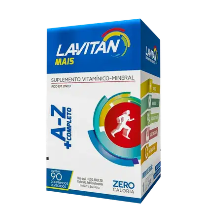 Imagem do produto Cimed Lavitan Mais A-Z - Suplemento Vitamínico (90 Cápsulas)
