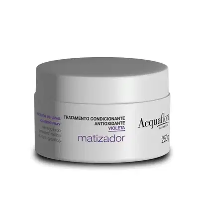 Imagem do produto Acquaflora Violeta Extrato de Uvas e Chardonnay - Máscara Matizadora 250g