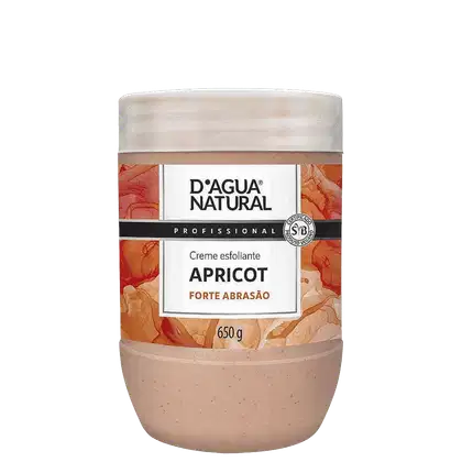 Imagem do produto D´agua Natural Apricot Forte Abrasão - Creme Esfoliante Corporal 650g