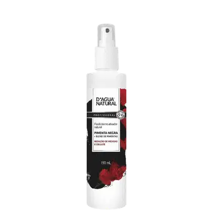 Imagem do produto D'água Natural Pimenta Negra - Fluido Termoativador 190ml