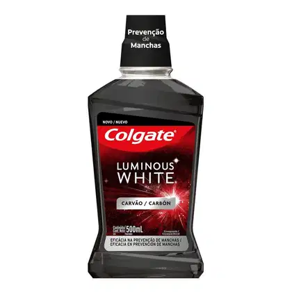 Imagem do produto Colgate Luminous White Carvão - Enxaguante Bucal 500ml