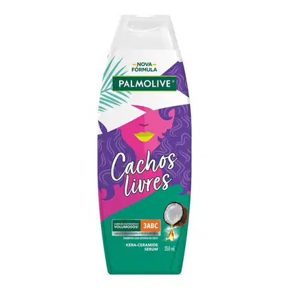 Imagem do produto Shampoo Palmolive Cachos Livres Extrato de Coco 350ml