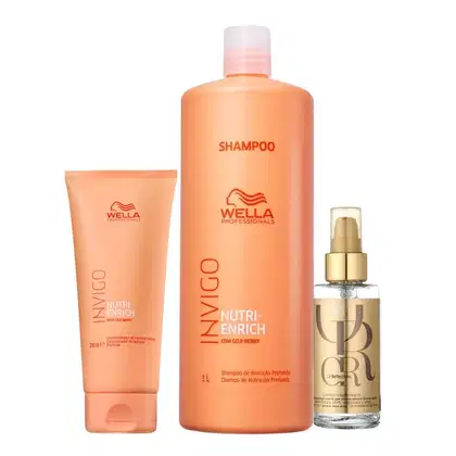 Imagem do produto Kit Wella Professionals Invigo Nutri-Enrich Trio Poderoso (3 Produtos)