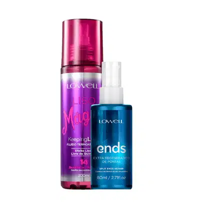 Imagem do produto Kit Lowell Liso Mágico + Ends (2 Produtos)