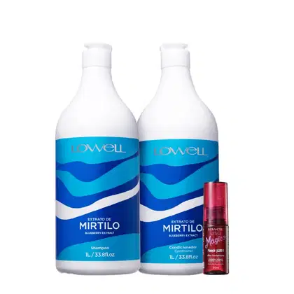 Imagem do produto Kit Lowell Extrato de Mirtilo Trio Salon Óleo Mágico (3 Produtos)