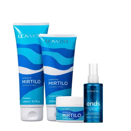 Imagem do produto Kit Lowell Extrato de Mirtilo Home Care Regenerador Hidratante (4 Produtos)
