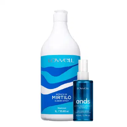 Imagem do produto Kit Lowell Extrato de Mirtilo Salon Limpeza Regeneradora (2 Produtos)