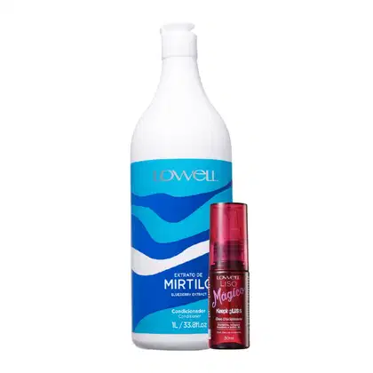 Imagem do produto Kit Lowell Extrato de Mirtilo Salon Hidratação Mágica (2 Produtos)