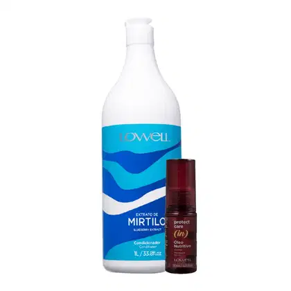 Imagem do produto Kit Lowell Extrato de Mirtilo Salon Hidratação Nutritiva (2 Produtos)