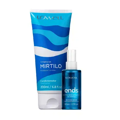 Imagem do produto Kit Lowell Extrato de Mirtilo Hidratação Regeneradora (2 Produtos)