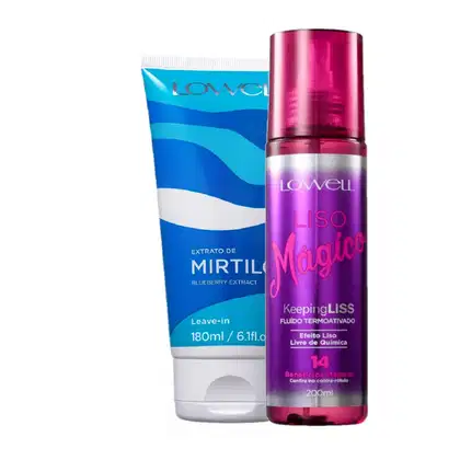 Imagem do produto Kit Lowell Extrato de Mirtilo Finalizante Termoativado (2 Produtos)
