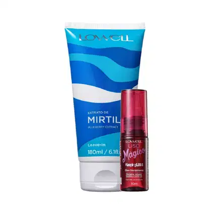Imagem do produto Kit Lowell Extrato de Mirtilo Finalizante Mágico (2 Produtos)