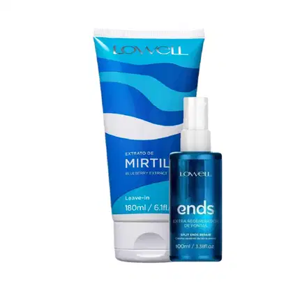 Imagem do produto Kit Lowell Extrato de Mirtilo Finalizante Regenerador (2 Produtos)