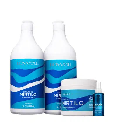 Imagem do produto Kit Lowell Extrato de Mirtilo Salon Regenerador (4 Produtos)