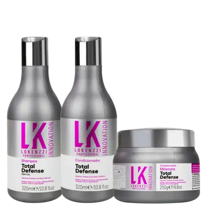 Imagem do produto Kit Lokenzzi Total Defense Trio Home Care (3 Produtos) 